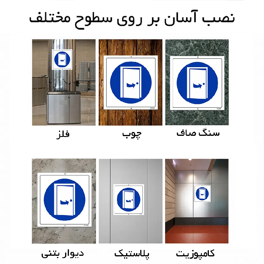 از بسته بودن درب مطمئن شوید