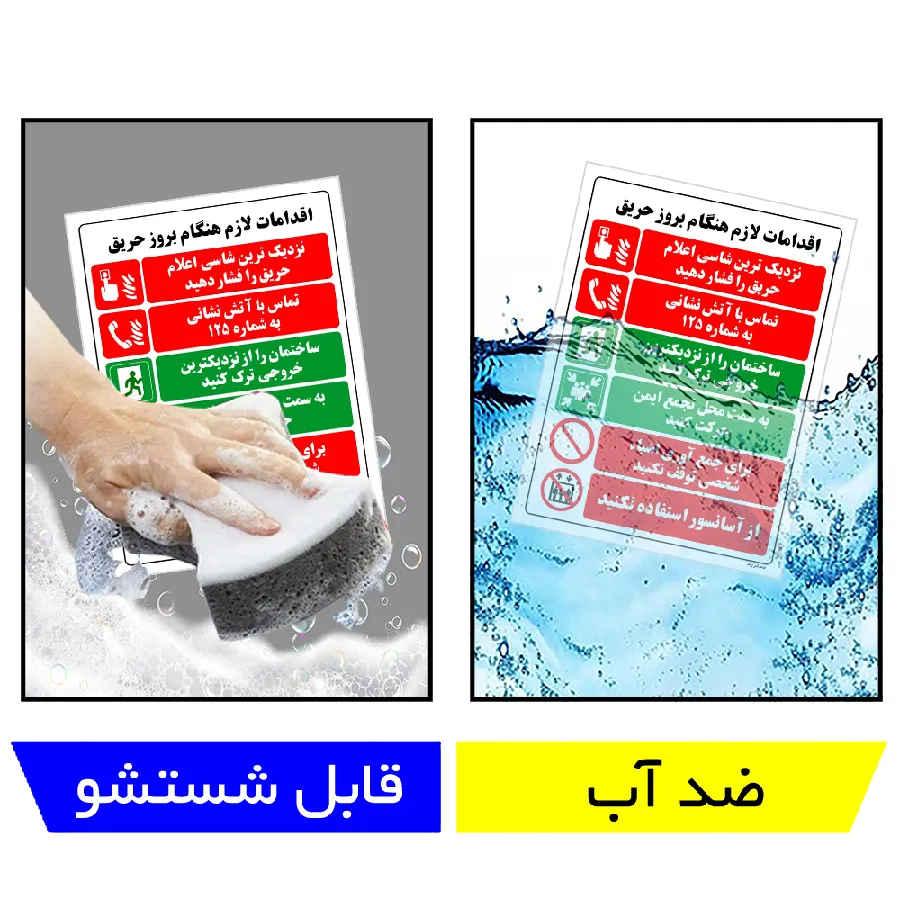اقدامات لازم هنگام بروز حریق