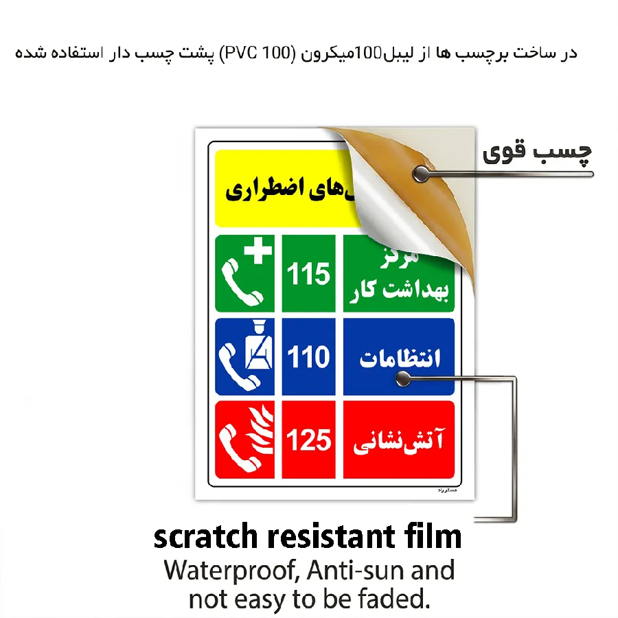 شماره تماس های اضطراری