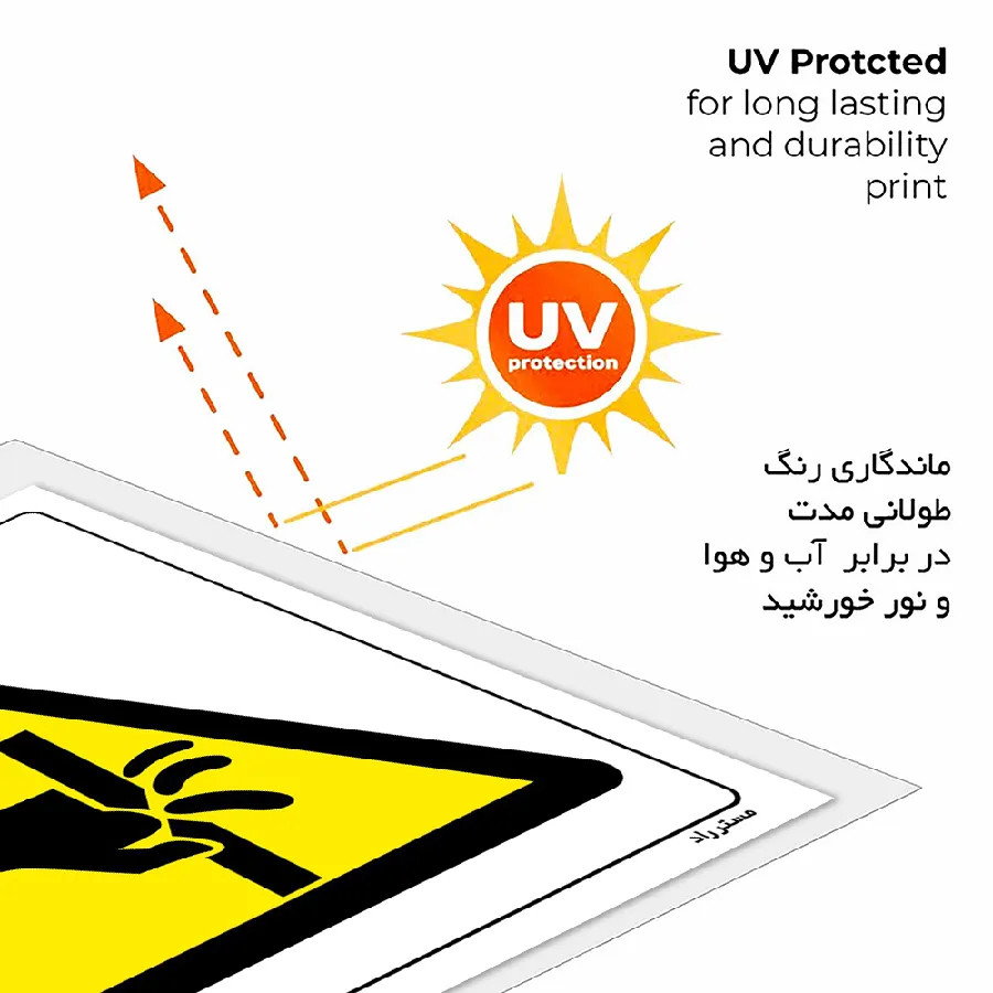 هشدار خطر کار با گیوتین