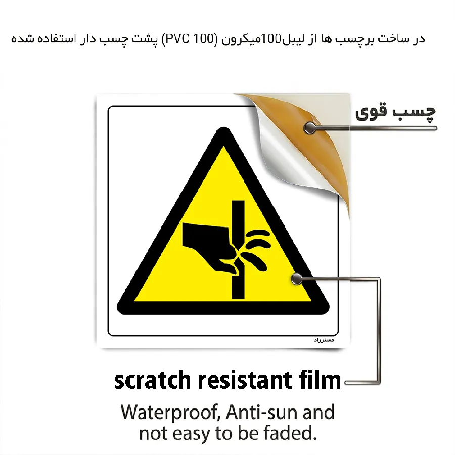 هشدار خطر کار با گیوتین